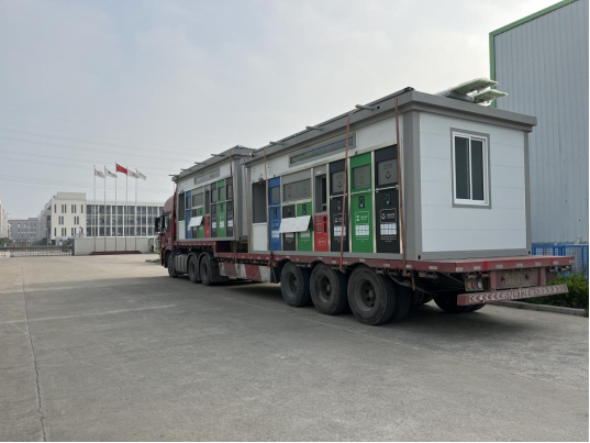 貓先生垃圾分類設備廠家，智能垃圾房，小區垃圾分類點建設