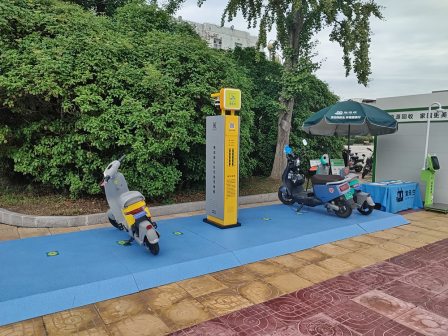 華展貓先生電動(dòng)車充電樁生產(chǎn)廠家，共享電動(dòng)車解決方案