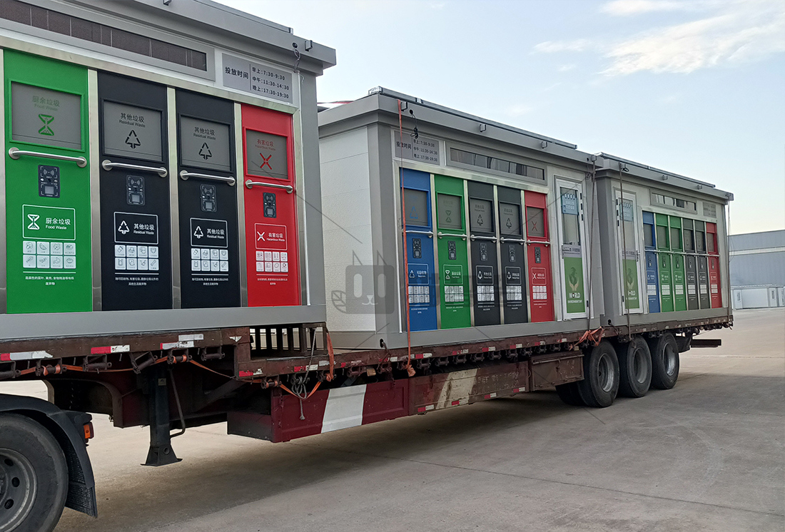 1737439995373515.jpg 智能垃圾亭,垃圾收集點,小區垃圾分類站生產廠家